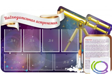 Стенд "Наблюдательная астрономия" - «globural.ru» - Апрелевка