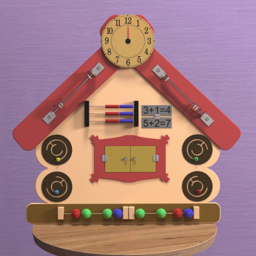 Бизиборд "Теремок" - «globural.ru» - Апрелевка