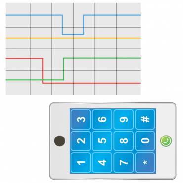 Тематическое поле-маршрутизатор «Цветные линии» / «Телефон» для мини-робота Bee-Bot - «globural.ru» - Апрелевка