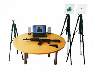 Лазерный стрелковый тренажерный комплекс "Рубеж-2" (массогабаритные макеты оружия АК и ПМ) - «globural.ru» - Апрелевка