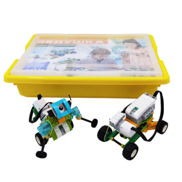 Набор для занятий робототехникой Ведушка с пластиковым боксом для хранения деталей - «globural.ru» - Апрелевка