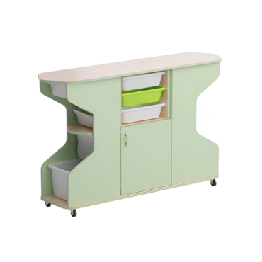 Стеллаж Робик 002 (бук/фисташковый) - «globural.ru» - Апрелевка