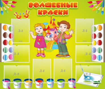 Стенд "Волшебные краски" - «globural.ru» - Апрелевка