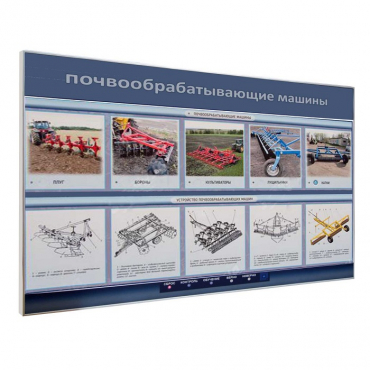 Электрифицированный светодинамический стенд «Почвообрабатывающие машины» - «globural.ru» - Апрелевка