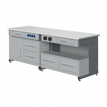 Стол лабораторный демонстрационный с электрическими розетками, автоматами аварийного отключения тока - «globural.ru» - Апрелевка