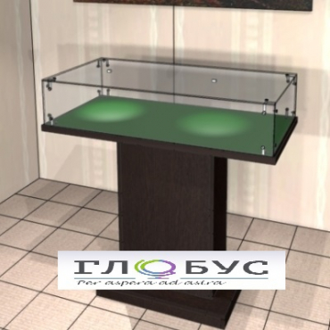 Витрина музейная широкая с круговым обзором - «globural.ru» - Апрелевка